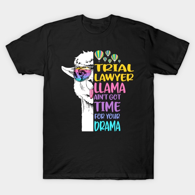 Trial Lawyer Llama T-Shirt by Li